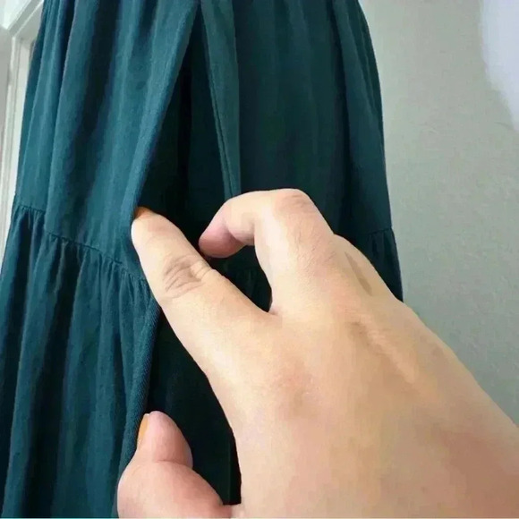 ANRABESS Elastic High Waist Pleated A-Line Flowy Maxi Long Skirt Dress Size L - Picture 8 of 13